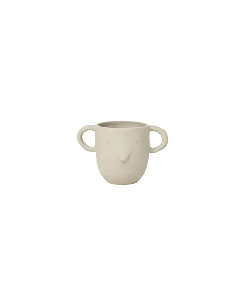ferm LIVING Blumentopf Mus - Beige - Sandstein - Designer Trine Andersen 