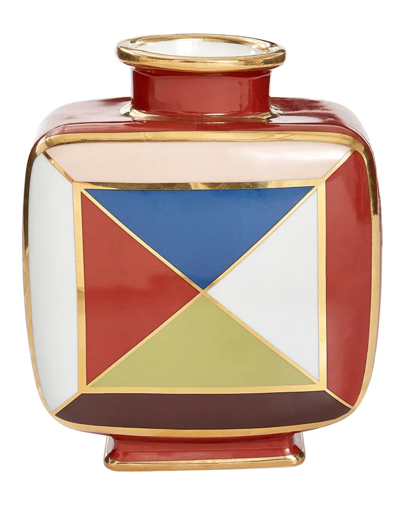 Jonathan Adler Vase - Bunt - Porzellan - Designer Jonathan Adler 