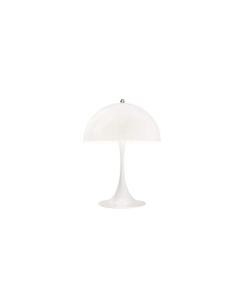 Louis Poulsen Tischleuchte Panthella - Weiß - Polyacryl - Designer Verner Panton 