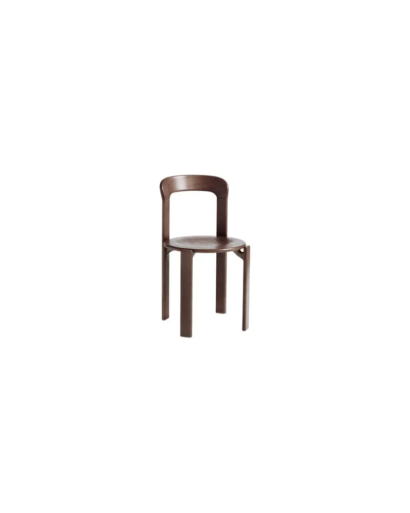 Hay Stapelbarer Stuhl Rey - Holz natur - Buchenfurnier - Designer Bruno Rey 