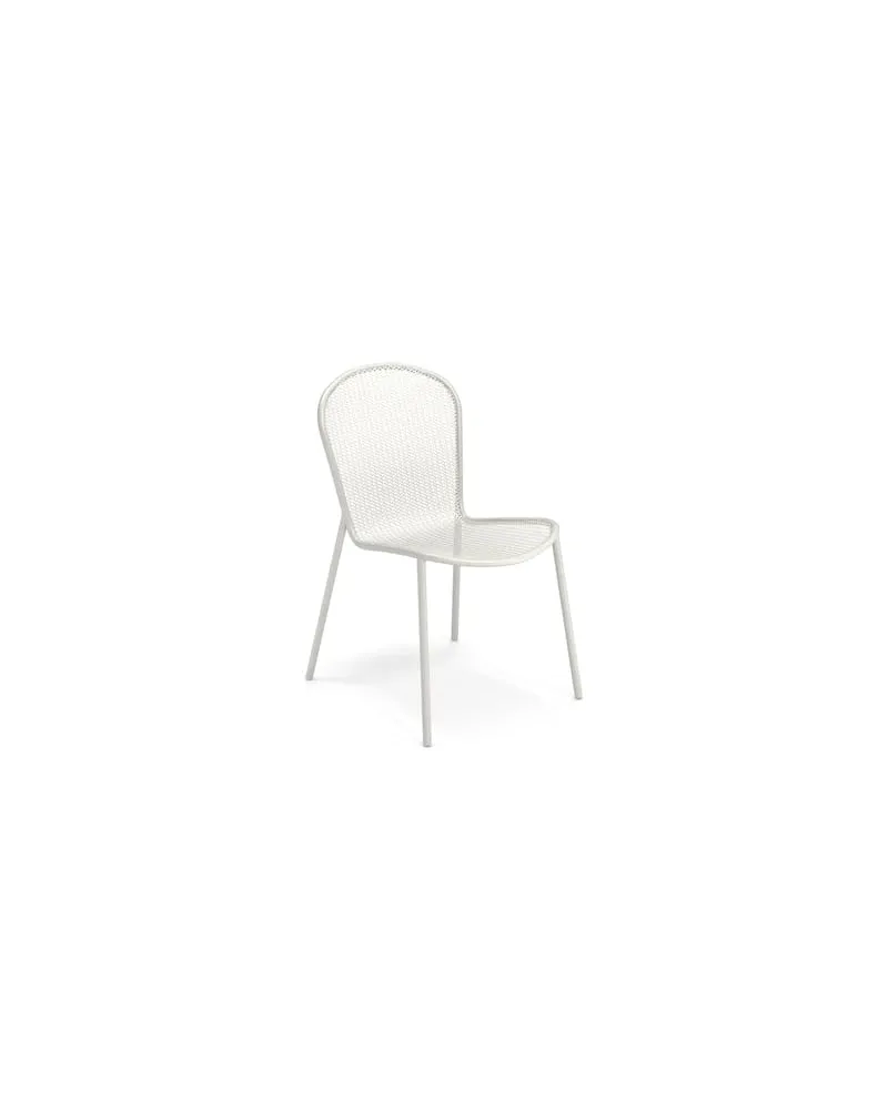 EMU Stuhl Ronda - Weiß - Stahl - Designer Aldo Ciabatti 