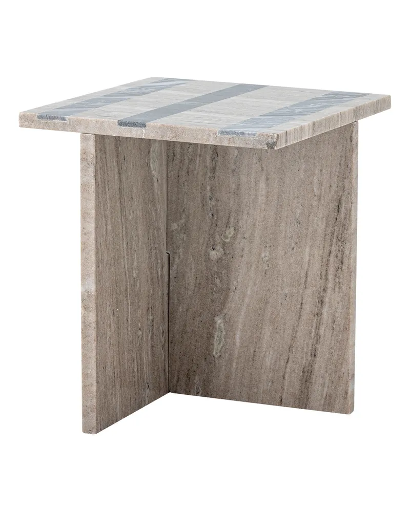 Bloomingville Beistelltisch Clea - Beige - Marmor 