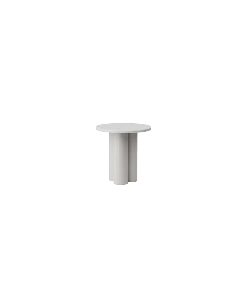 Normann Copenhagen Beistelltisch Dit - Weiß - Carrara-Marmor 