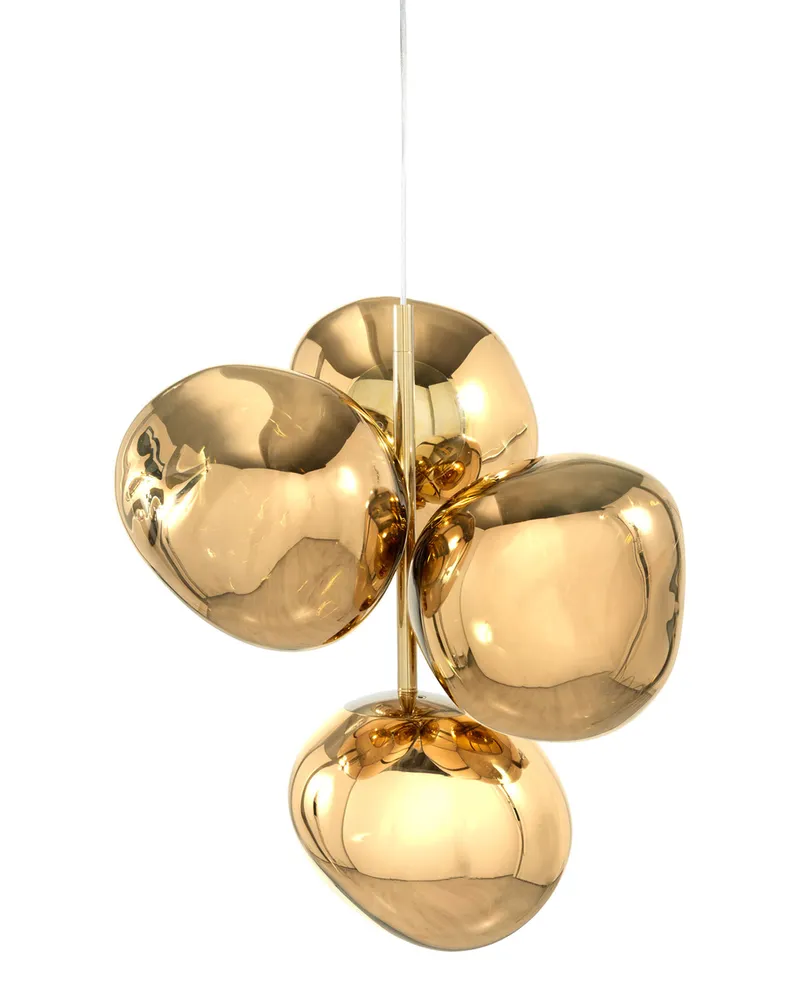 Tom Dixon Pendelleuchte Melt - Silber - Geblasenes Polycarbonat - Designer Tom Dixon 