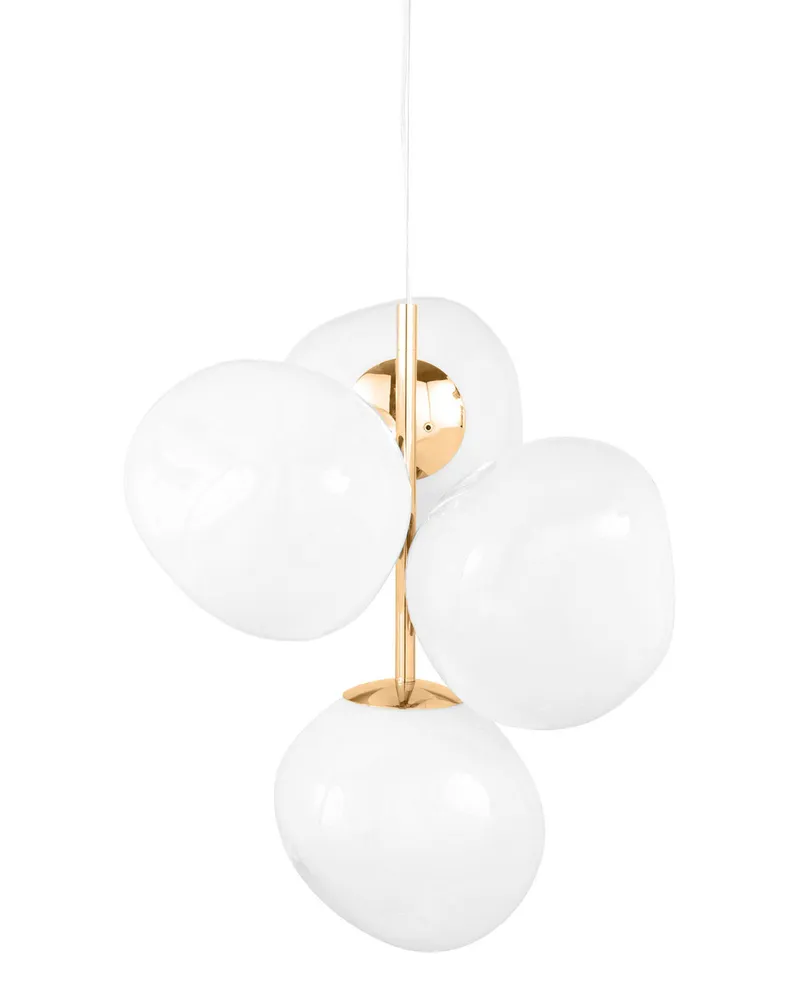 Tom Dixon Pendelleuchte Melt - Silber - Geblasenes Polycarbonat - Designer Tom Dixon 
