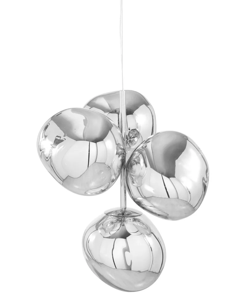 Tom Dixon Pendelleuchte Melt - Silber - Geblasenes Polycarbonat - Designer Tom Dixon 