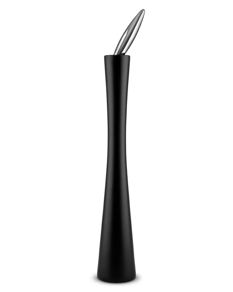 Alessi Salz- und Pfeffermühle Alessi 100 Values Collection - Schwarz - FSC-zertifizierte gedrechselte Buche - Designer Paolo Pagani 