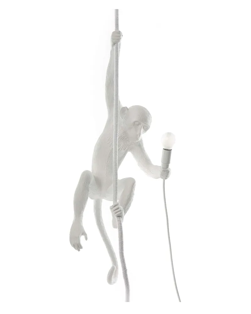 Seletti Pendelleuchte Animaux - Weiß - Harz - Designer Marcantonio 