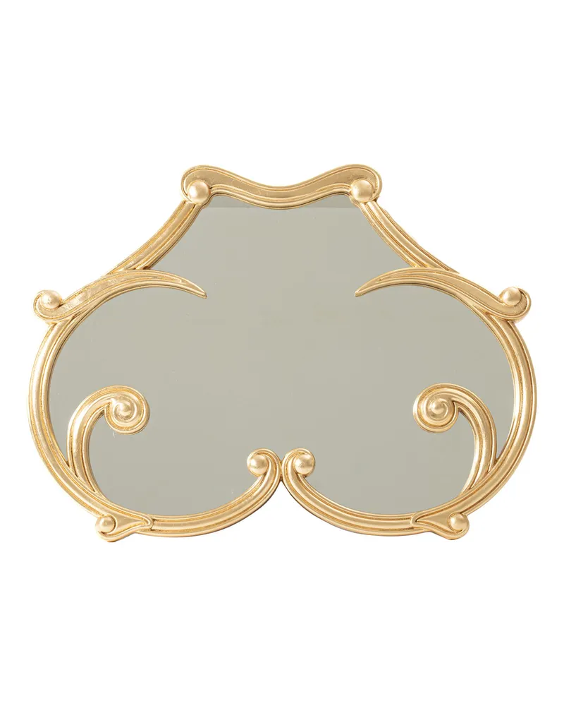 Seletti Wandspiegel Liberty - Gold - Holzfaserplatte - Designer Francesco Decio 