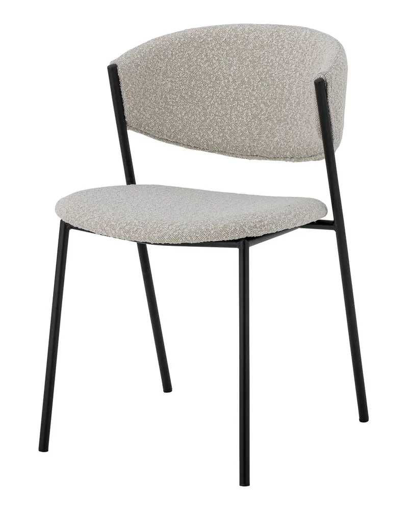 Bloomingville Stapelbarer Stuhl Chaise & petit fauteuil - Grün - Polyester-Velours 