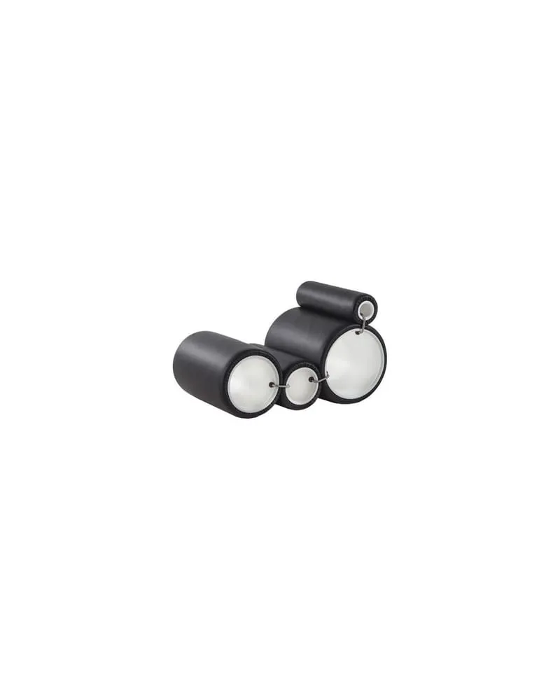 Cappellini Gepolsterter Sessel Tube - Schwarz - Polyurethan-Schaum - Designer Joe Colombo 