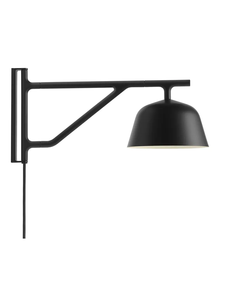 Muuto Drehbare Wandleuchte Ambit - Schwarz - Aluminium - Designer Taf Architects 