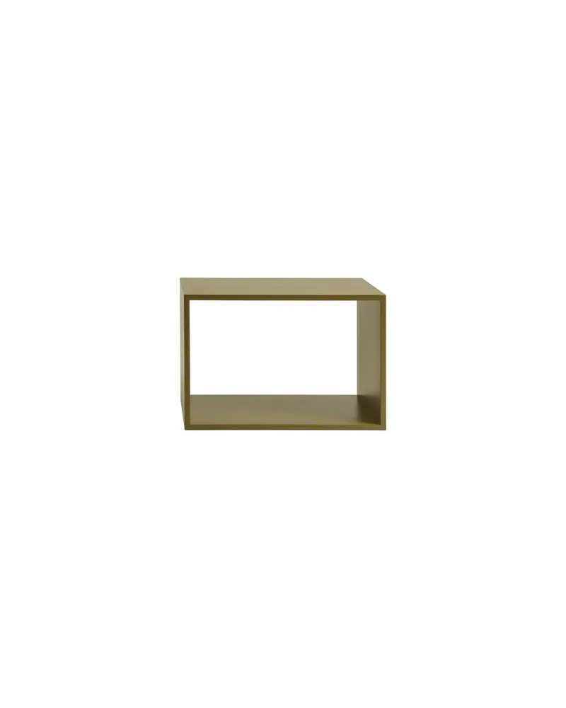 Muuto Regal Stacked - Grün - mitteldichte bemalte Holzfaserplatte - Designer Julien De Smedt 