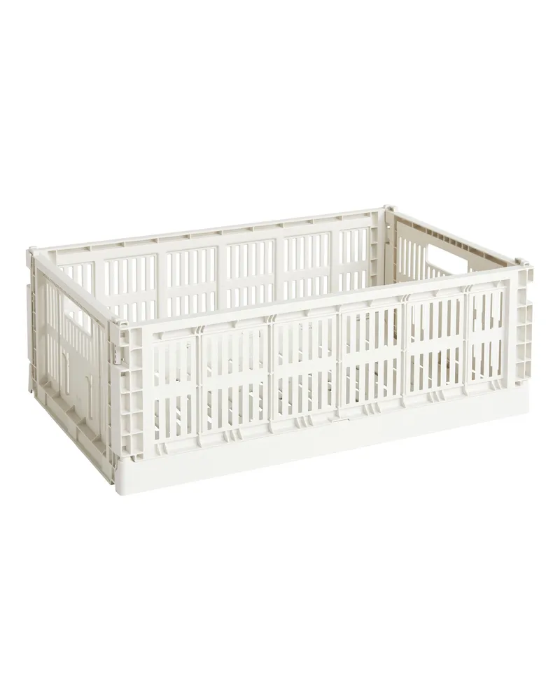 Hay Korb Colour Crate - Blau - Recyceltes Polypropylen - Designer Hay Studio 