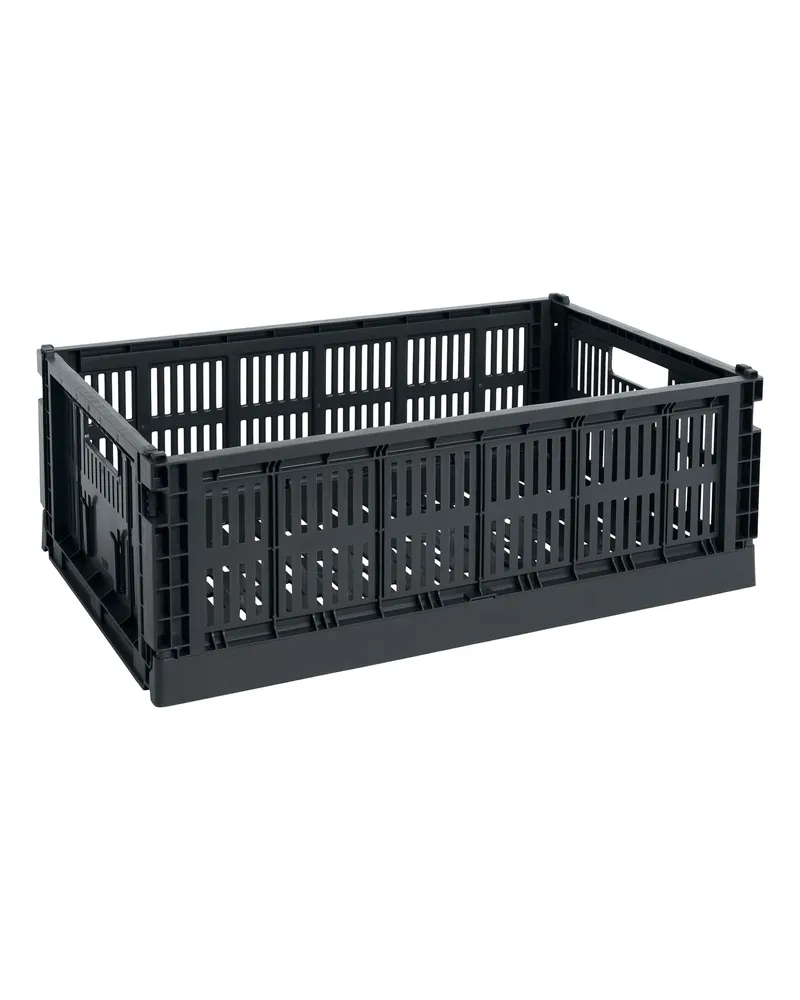 Hay Korb Colour Crate - Blau - Recyceltes Polypropylen - Designer Hay Studio 