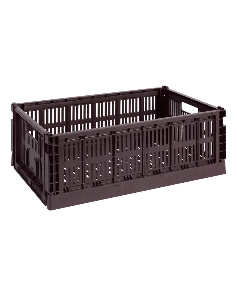Hay Korb Colour Crate - Blau - Recyceltes Polypropylen - Designer Hay Studio 