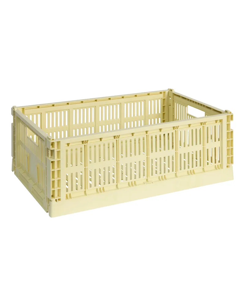 Hay Korb Colour Crate - Blau - Recyceltes Polypropylen - Designer Hay Studio 