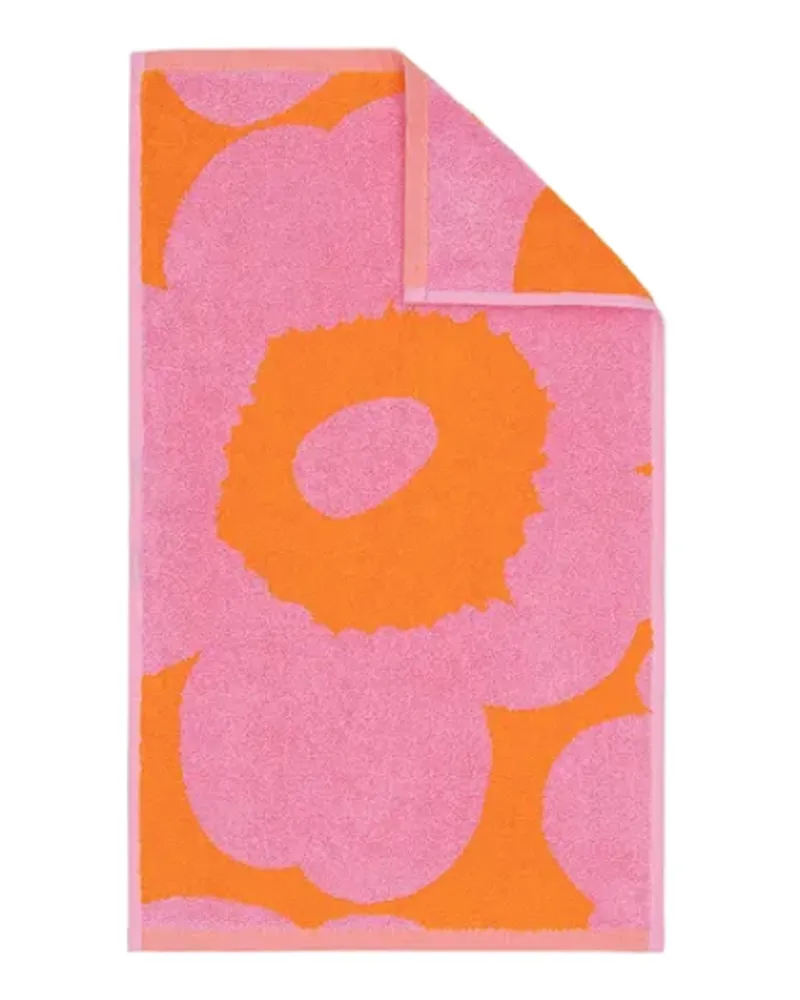 Marimekko Badetuch Unikko - Beige - Bio-Frottee-Baumwolle - Designer Maija Isola 