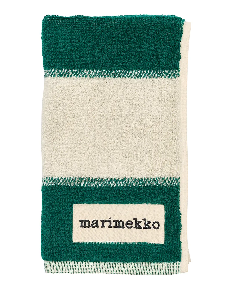 Marimekko Badetuch Unikko - Beige - Bio-Frottee-Baumwolle - Designer Maija Isola 