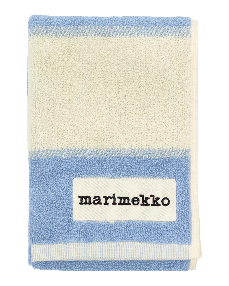 Marimekko Badetuch Unikko - Beige - Bio-Frottee-Baumwolle - Designer Maija Isola 