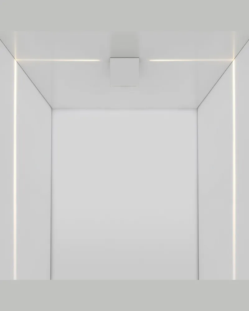 Artemide Outdoor-Wandleuchte Antartikos - Weiß - Aluminium - Designer Carlotta de Bevilacqua 