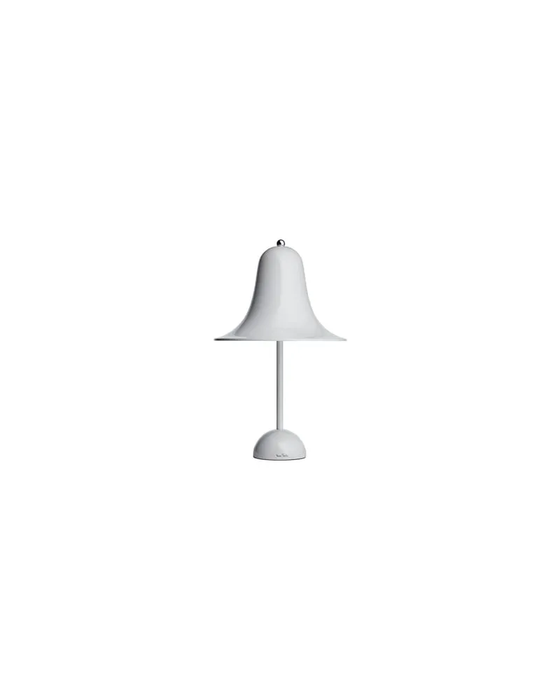Verpan Tischleuchte Pantop - Grau - bemaltes Metall - Designer Verner Panton 