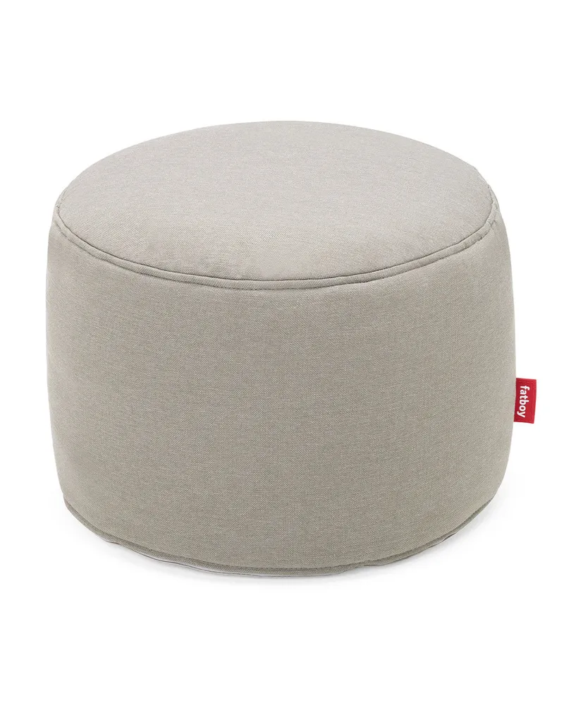 Fatboy Outdoor-Hocker Point - Beige - Olefin Stoff - Designer Jukka Setälä 