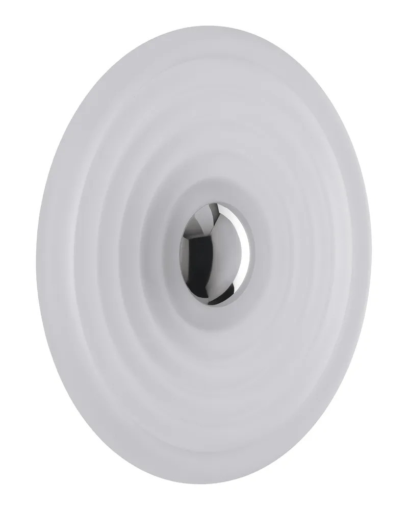 Tom Dixon Outdoor-Wandleuchte Press - Weiß - Pressglas - Designer Tom Dixon 