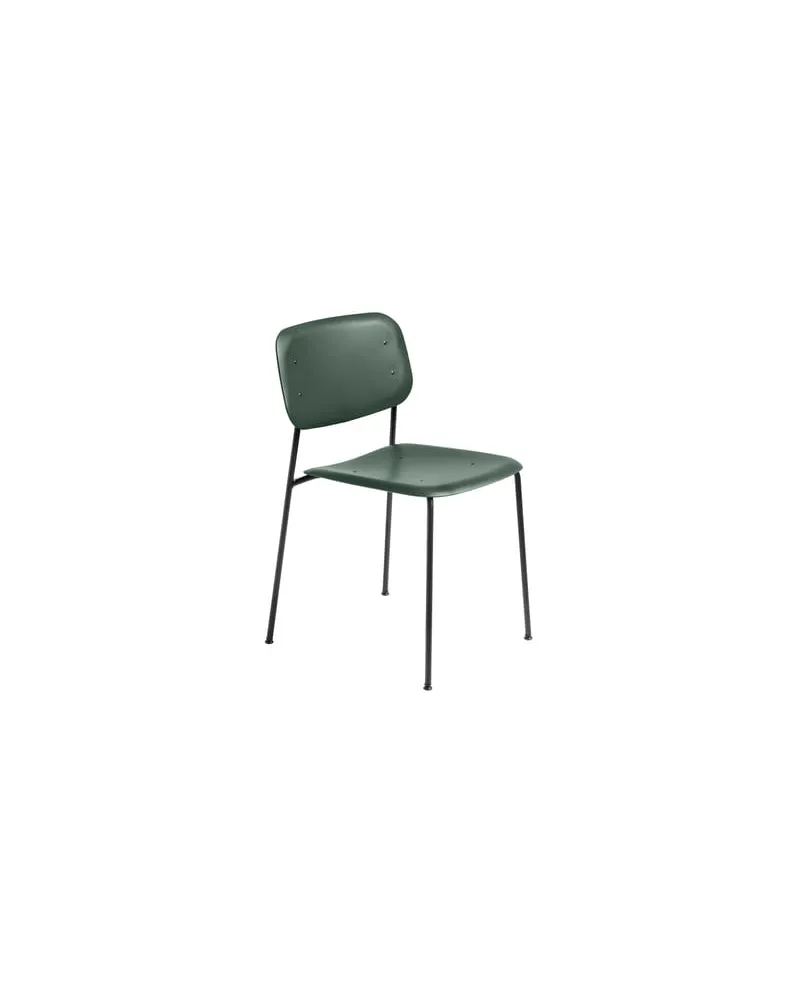 Hay Stapelbarer Stuhl Soft Edge - Grün - lackierter Stahl - Designer Iskos-Berlin 