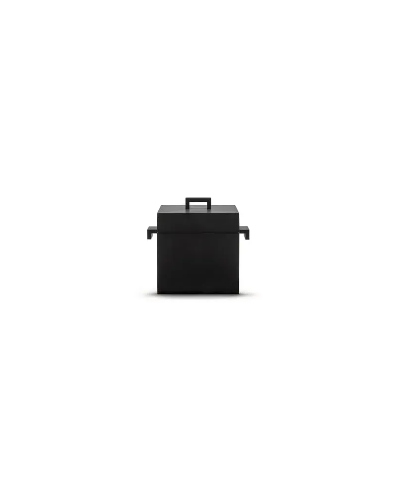 Alessi Kochtopf Alessi 100 Values Collection - Schwarz - Gussaluminium - Designer Aldo Rossi 
