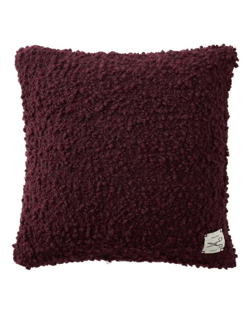 Tom Dixon Kissen Bobble - Violett - Recycelte Bouclé-Wolle - Designer Tom Dixon 
