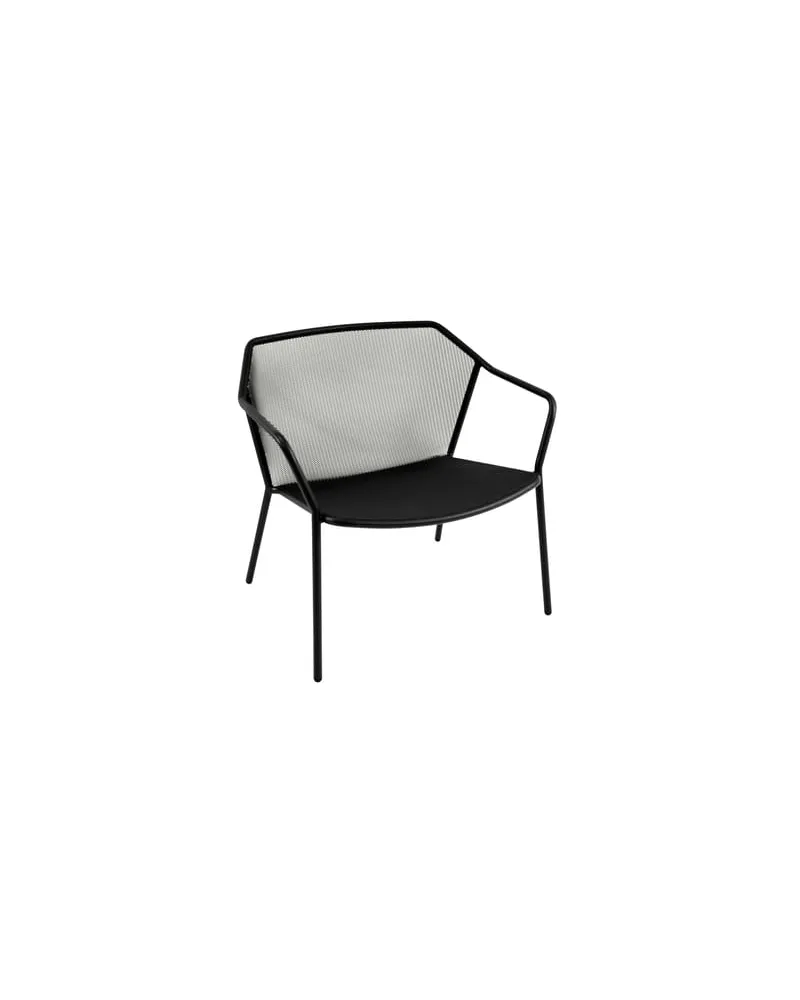 EMU Stapelbarer Sessel Darwin - Schwarz - gefirnister Stahl - Designer LucidiPevere Studio 