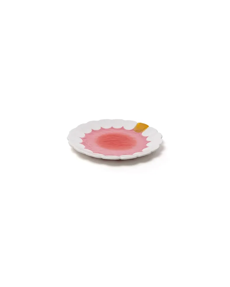 Seletti Servierplatte Holy Smokes - Rosa - Keramik - Designer Studio Job 