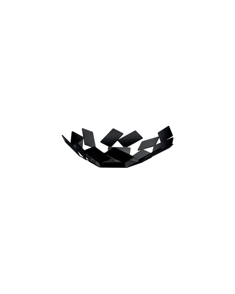 Alessi Korb La Stanza dello Scirocco - Schwarz - rostfreier Stahl - Designer Mario Trimarchi 