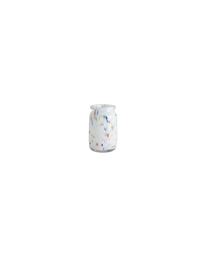 Hay Vase Splash - Weiß - geblasenes Glas 