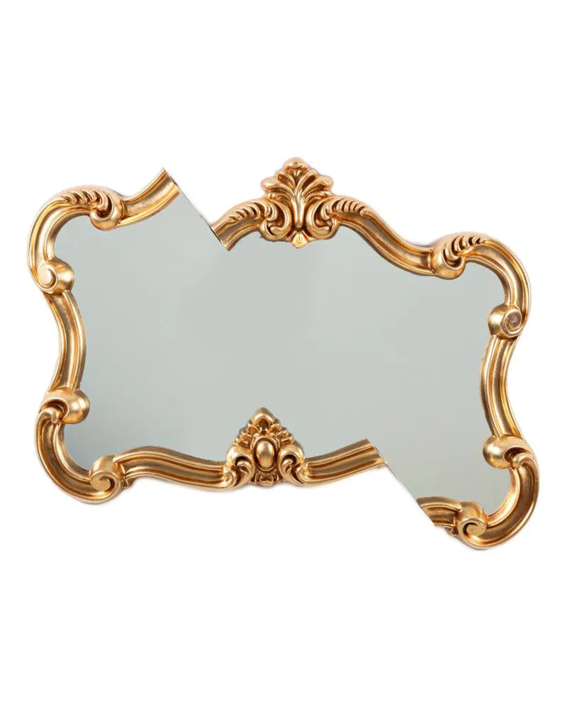 Seletti Wandspiegel Miroirs - Gold - Holzfaserplatte - Designer Giampiero Romano 