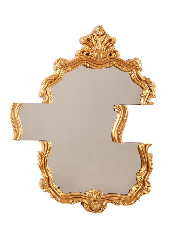 Seletti Wandspiegel Miroirs - Gold - Holzfaserplatte - Designer Giampiero Romano 