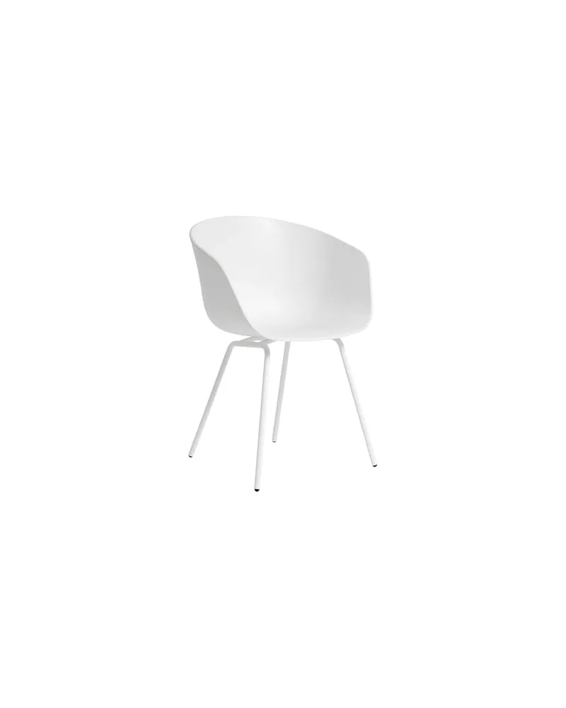 Hay Sessel About a chair - Weiß - Recyceltes Polypropylen - Designer Hee Welling 