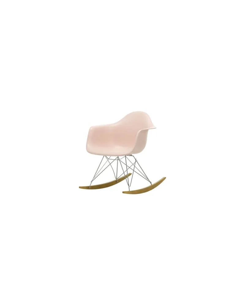 Vitra Schaukelstuhl Eames Plastic - Rosa - Massivahorn - Designer Charles & Ray Eames 