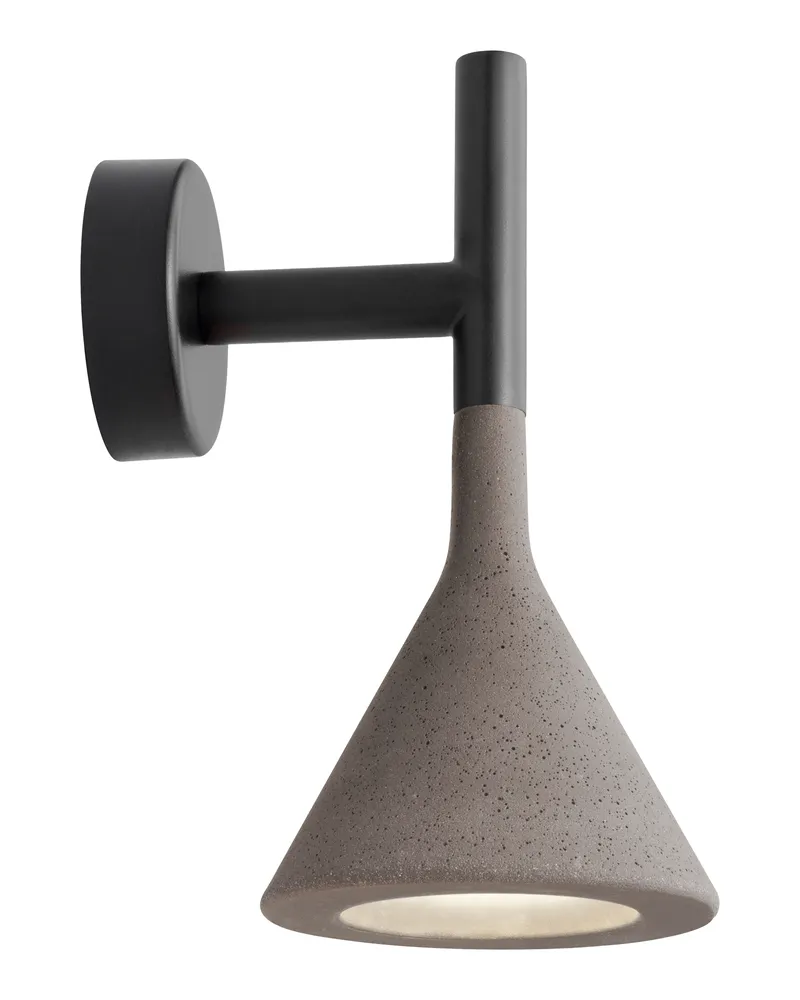 Foscarini Wandleuchte Aplomb - Grau - Zement - Designer LucidiPevere Studio 