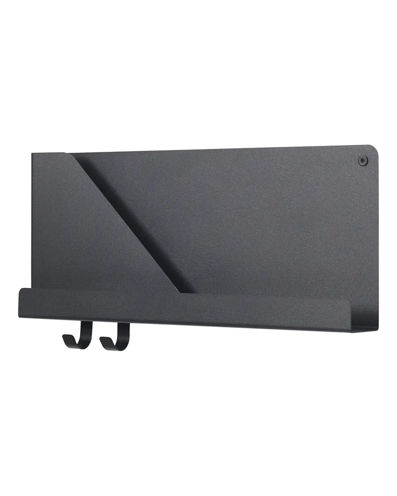 Muuto Regal Folded - Schwarz - lackierter Stahl - Designer Johan van Hengel 