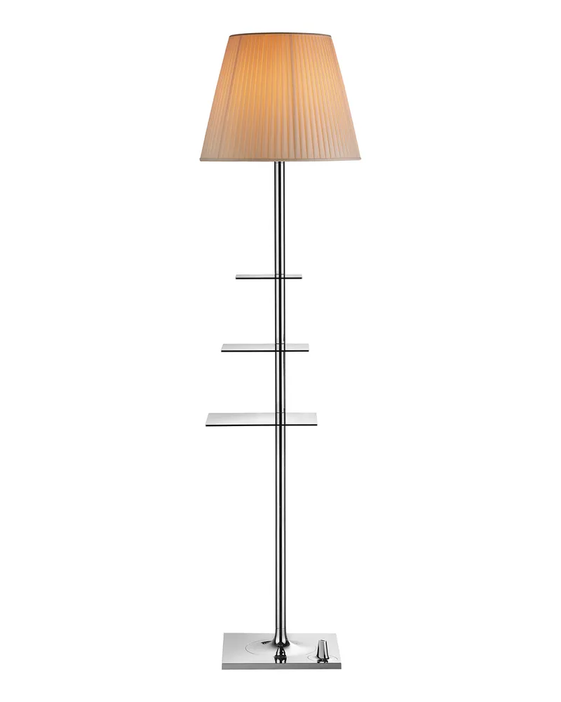 Flos Stehleuchte - Beige - Gewebe - Designer Philippe Starck 
