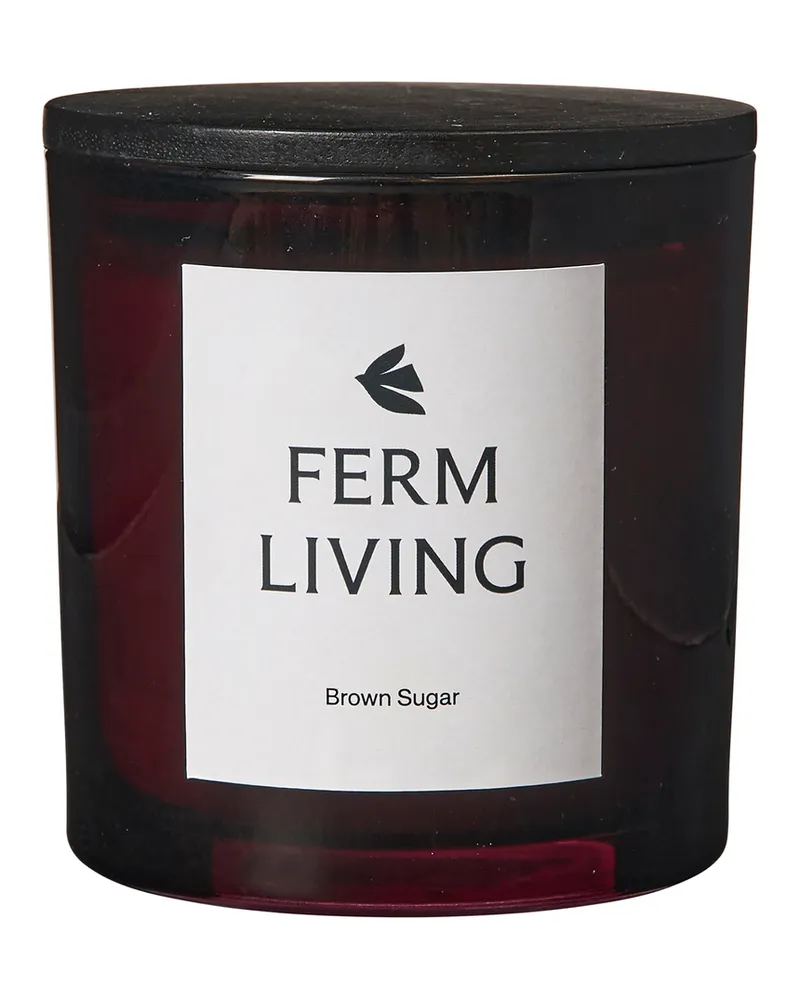 ferm LIVING Parfumierte Kerze Vitto - Violett - Rapswachs 