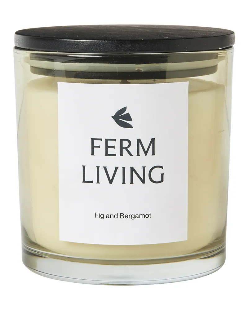 ferm LIVING Parfumierte Kerze Vitto - Violett - Rapswachs 