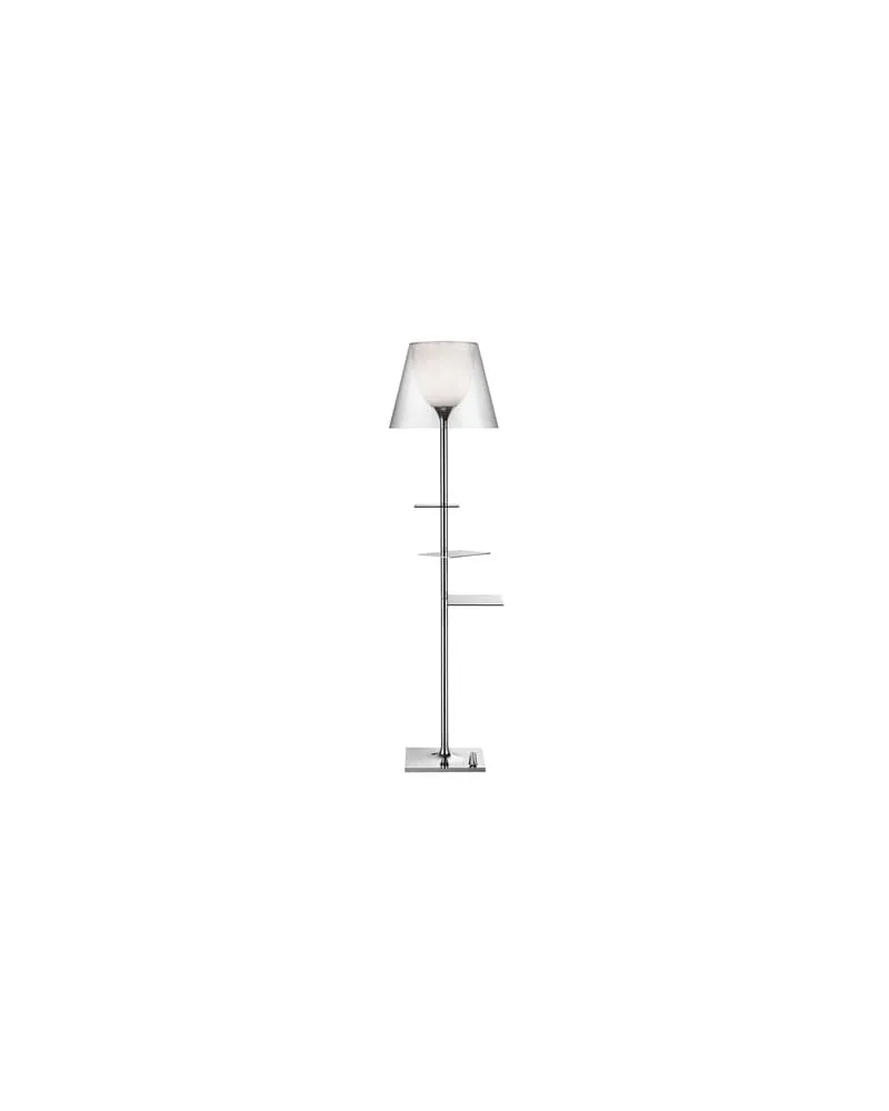 Flos Stehleuchte - Transparent - Aluminium - Designer Philippe Starck 