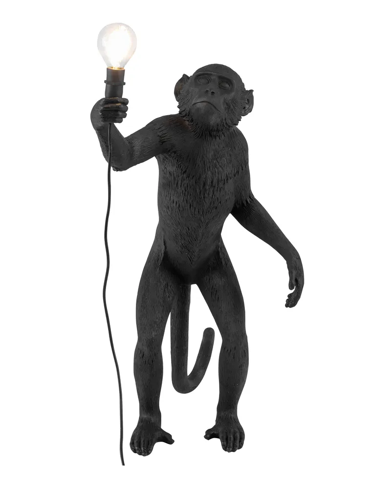 Seletti Outdoor-Hängelampe Animaux - Schwarz - Harz - Designer Marcantonio 
