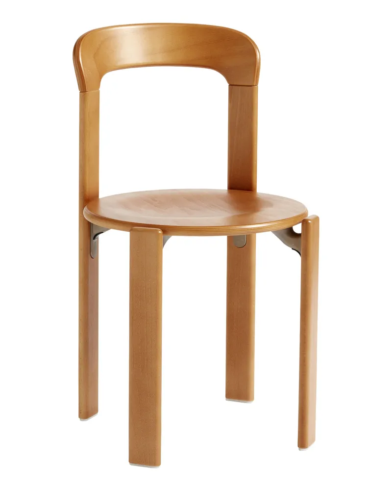 Hay Stapelbarer Stuhl Rey - Grün - Buchenfurnier - Designer Bruno Rey 