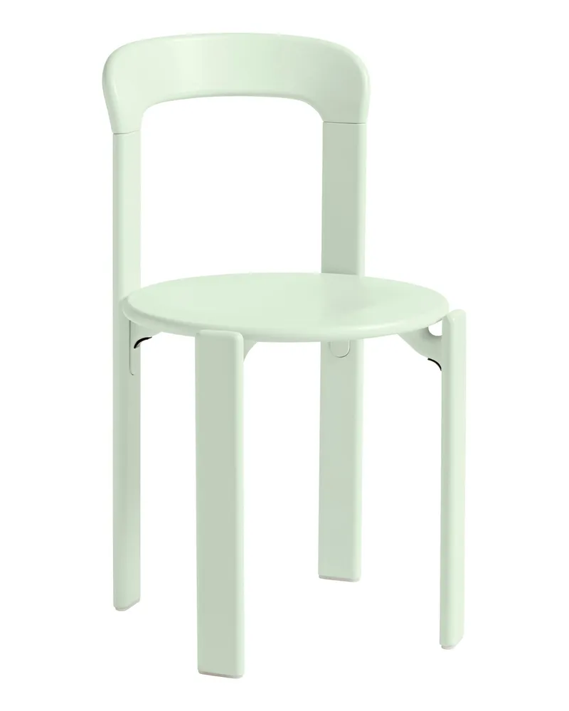 Hay Stapelbarer Stuhl Rey - Grün - Buchenfurnier - Designer Bruno Rey 