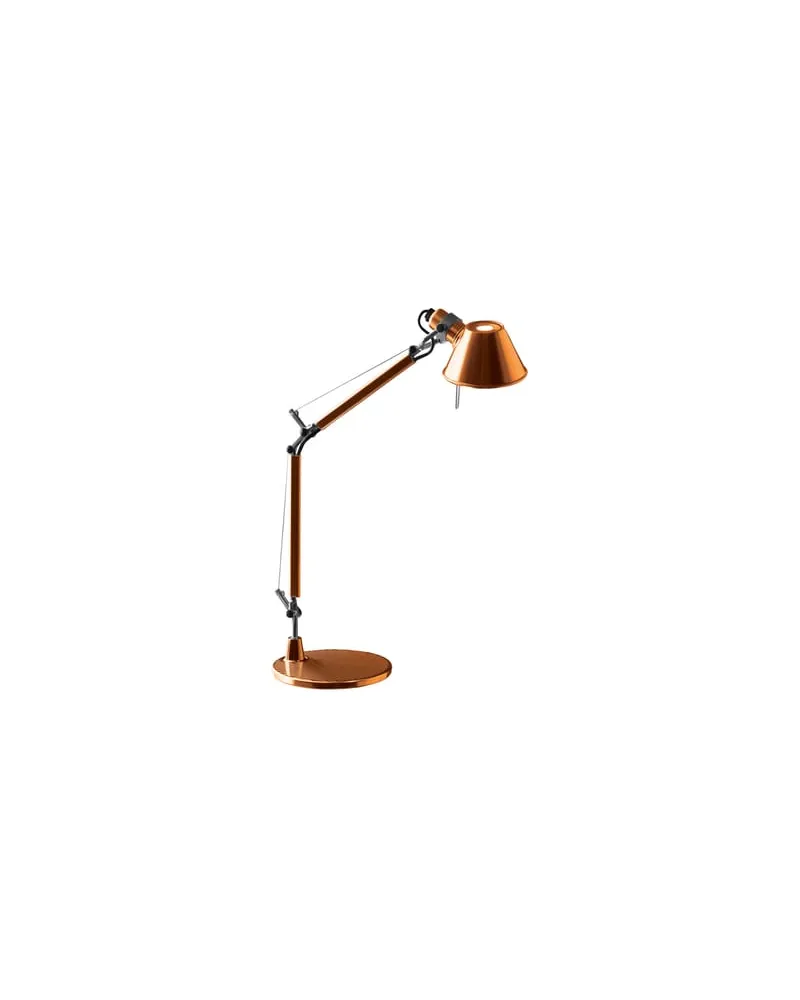 Artemide Tischleuchte Tolomeo - Orange - bemaltes Aluminium - Designer Michele de Lucchi 
