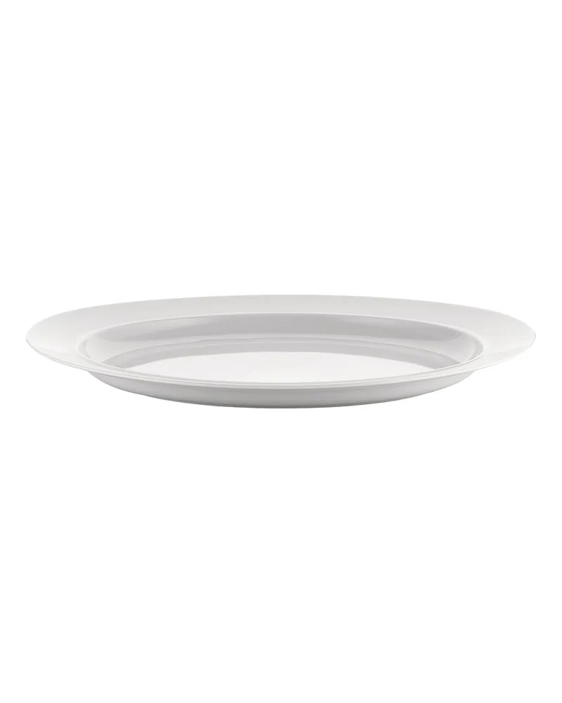 Alessi Servierplatte La Bella Tavola - Blau - Feines Porzellan - Designer Ettore Sottsass 